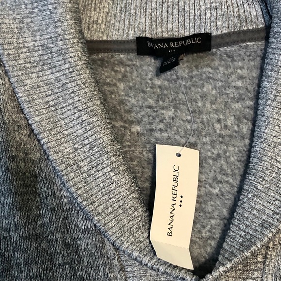 Men’s Banana Republic Heather Light Gray Cardigan - Picture 10 of 11